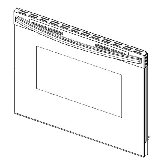 Picture of Samsung Assy Door-module;ne/nx9000t,sts,single G Part# DG94-03597A