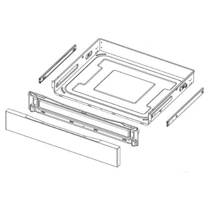 Picture of Samsung Assy Drawer;nx63t8***,sts,rail Type Part# DG94-03617A