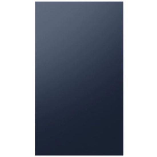 Picture of Samsung 4-Door Flex Bespoke Refrigerator Panel In Navy Steel - Bottom Panel Part# RA-F18DBBQN/AA
