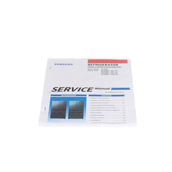 Picture of Samsung Rf24bb6200qlaa-g Repair Guide, Paper Copy Part# RF24BB6200QLAA-G