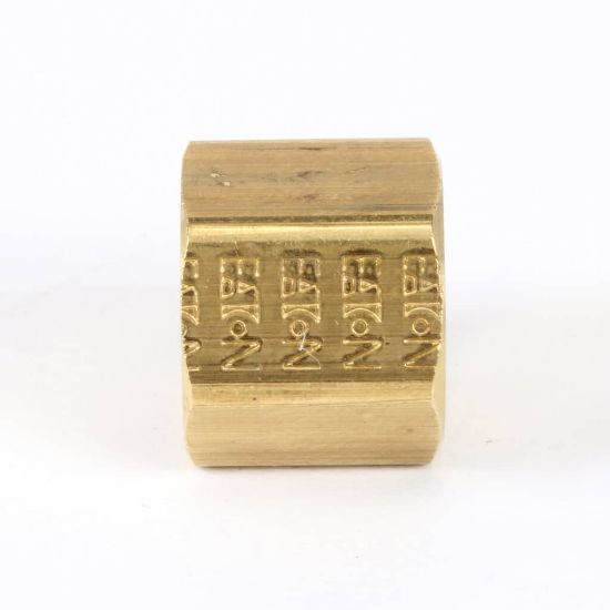 Picture of Southbend Range Nut,1/4 Cc Brass Part# 1099111