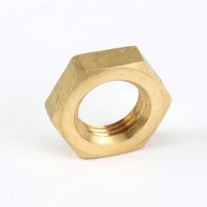 Picture of Southbend Range Nut,3/8-27 Brass Jam Part# 1148301