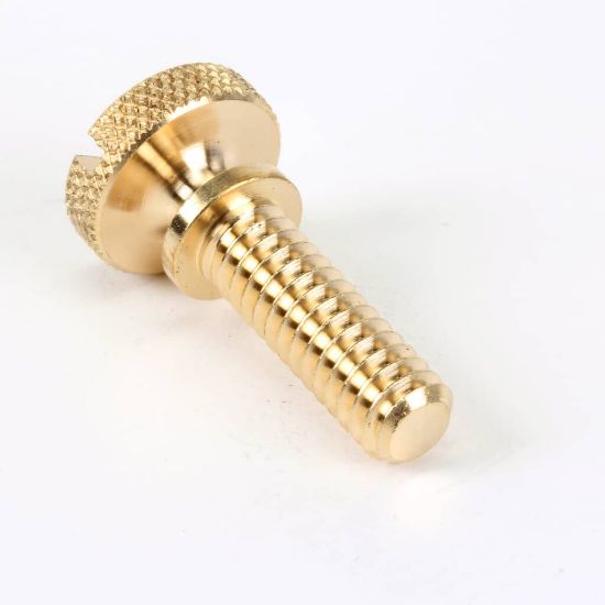 Picture of Southbend Range Screw,1/4-20 Knurl Thumb Brass Part# 1179703