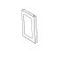 Picture of Southbend Range Door, Assembly, Win, Right, Co Part# 1198057