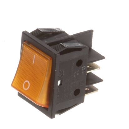 Picture of Star Sw Dpst 20A/125v Org Light Part# 2E-Z3156