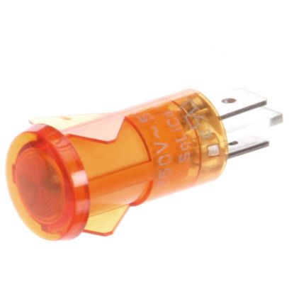 Picture of Star Pilot Light 250V Amber Part# 2J-Z3157