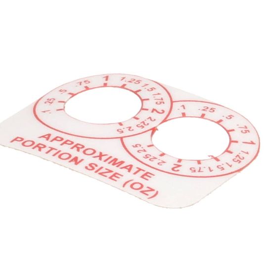 Picture of Star Label, Portion Control Part# 2M-Z10208