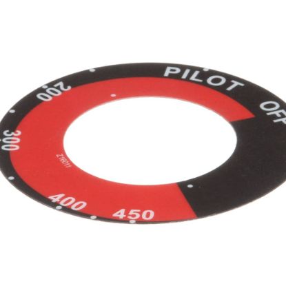 Picture of Star Label, Dial Pilot Thermostat Part# 2M-Z16011