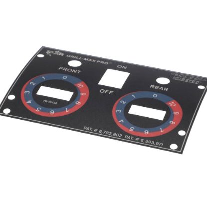 Picture of Star Control Panel Label Part# 2M-Z8330