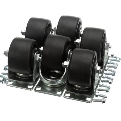 Picture of Silver King 4'' Caster Plate Kit W/o Brake Part# 10314-105