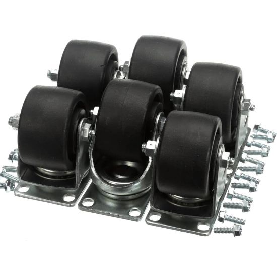 Picture of Silver King 4'' Caster Plate Kit W/o Brake Part# 10314-105