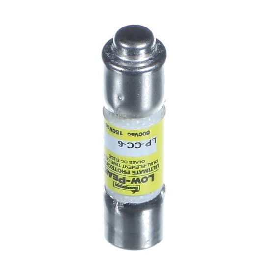 Picture of Trane Fuse; 6 Amp 600 Volt Class Cc Time Delay Part# FUS01966