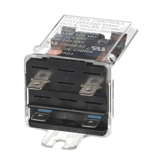 Picture of Trane Relay Spst 20A 24 Vdc Coil Part# RLY01352
