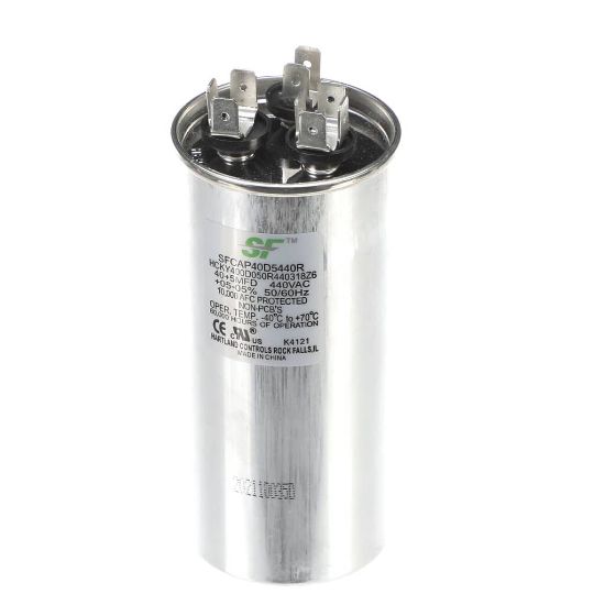 Picture of Trane 40/7.5 Mfd 440V Dual Part# SFCAP40D75440R