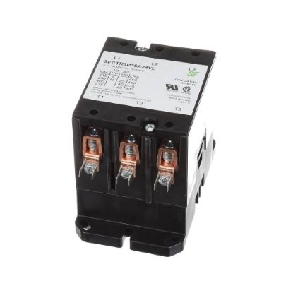 Picture of Trane Contactor; 3P 75A 24Vac / Lugs Part# SFCTR3P75A24VL