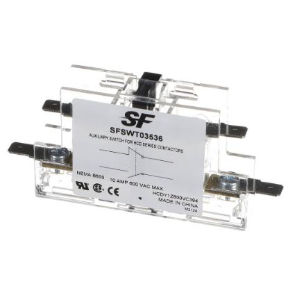 Picture of Trane Switch; Aux 1No/1nc For 75A-90a Cont Part# SFSWT03536