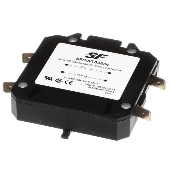 Picture of Trane Switch; Aux, 1No/1nc, For 20A-60a Part# SFSWT03534