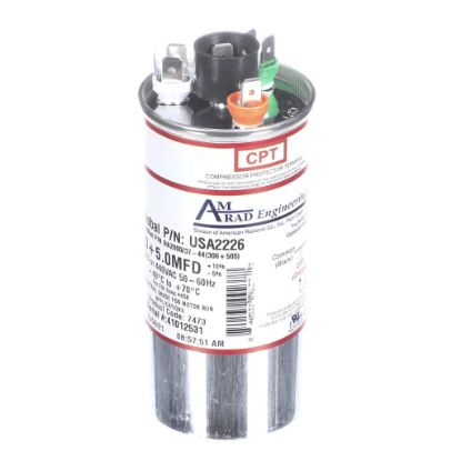 Picture of Trane Capacitor; 30/5Mfd 370/440V Rnd Usa Made Part# USA2226