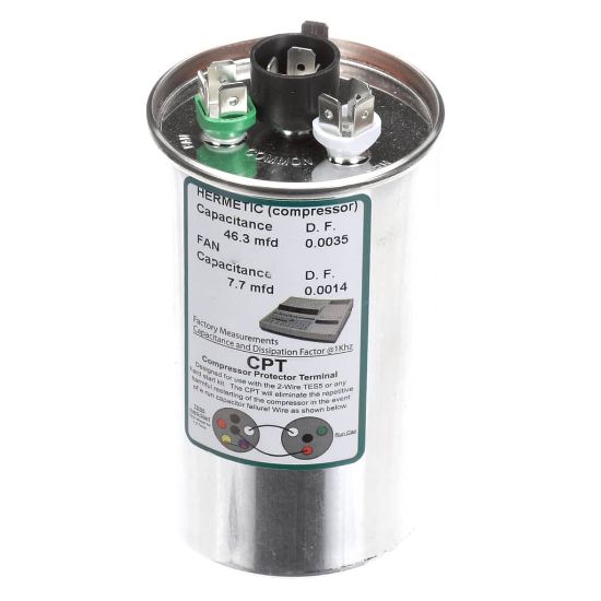 Picture of Trane Capacitor; 45/7.5Mfd 370/440V Rd Usa Made Part# USA2233