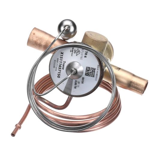 Picture of Trane Valve, Expansion, 4 Ton, 3/8 Odf In X 1/2 Odf Out, Part# VAL09593