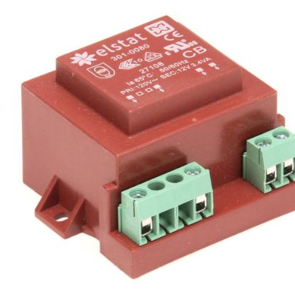 Picture of TRUE Transformer 120Vac/50hz-12v Elstat 301-0080 Part# 822204