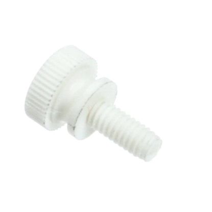 Picture of TRUE Screw, 8-32 X 3/8 Knurl Hd Wht Nylon, 090832037Txm Part# 927711