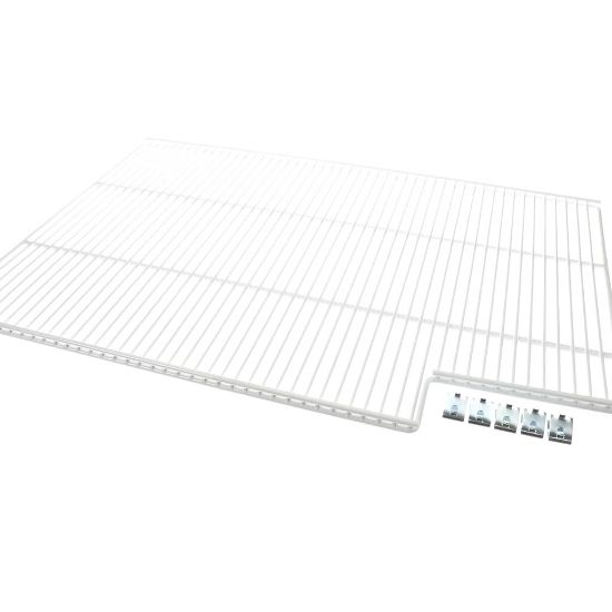 Picture of TRUE Shelf,white Wire, Left Notched Part# 975506-038