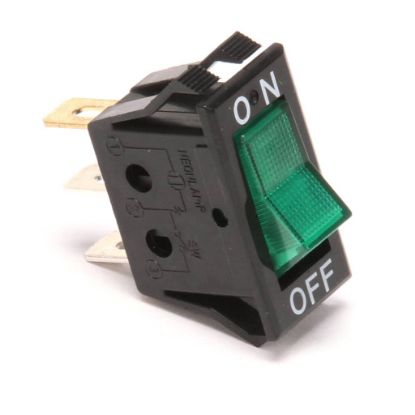 Picture of Turbo Air Lamp Switch Green Part# ZK75-00001A