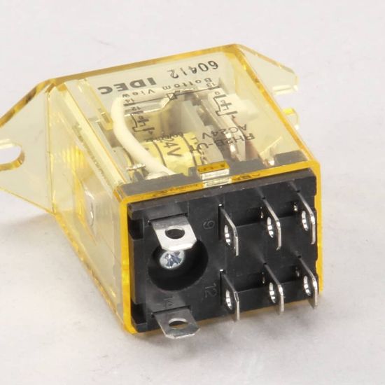 Picture of UltraFryer Relay, 24V Ac Flange Mounted Part# 18A034