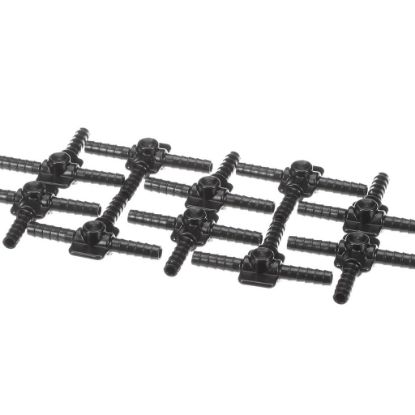 Picture of Unox 6Mm Barbed T-shaped Fitting 10 Pcs Kit Part# KVL1127A