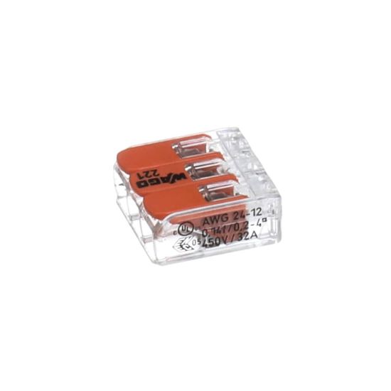 Picture of Vollrath Connector, 3 Wire Wago 221-413 Part# 4350811-1