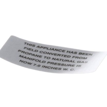 Picture of Vulcan Plate Propane To Natura L Gas Part# 00-421727-00007