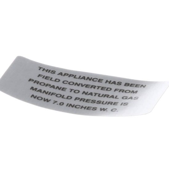 Picture of Vulcan Plate Propane To Natura L Gas Part# 00-421727-00007