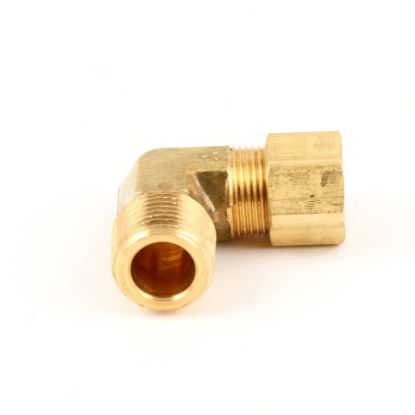 Picture of Vulcan Adapter 7/16 Tube X 3/8 Mpt El Part# FP-085-68