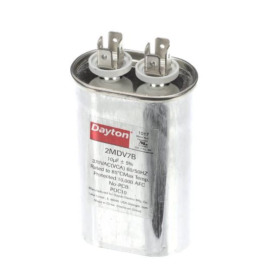 Picture of Wells Run Capacitor, 10Mfd 370V Part# 2E-Z14913