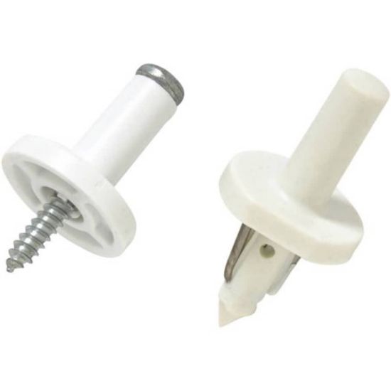 Picture of Whirlpool Refrigerator Shelf Support Stud, White Part# 4388538