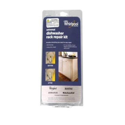 Picture of Whirlpool Dishwasher Rack Repair Kit, White Part# 4396838RC