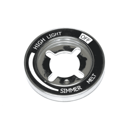 Picture of Whirlpool Range Surface Burner Knob Bezel Part# 7740P168-60