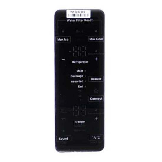 Picture of Whirlpool Panel-ui Part# W11262313