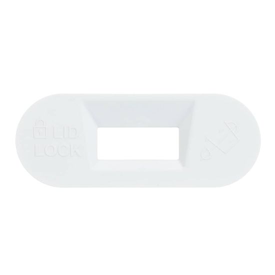 Picture of Whirlpool Bezel-lid Lock White Part# W11545554