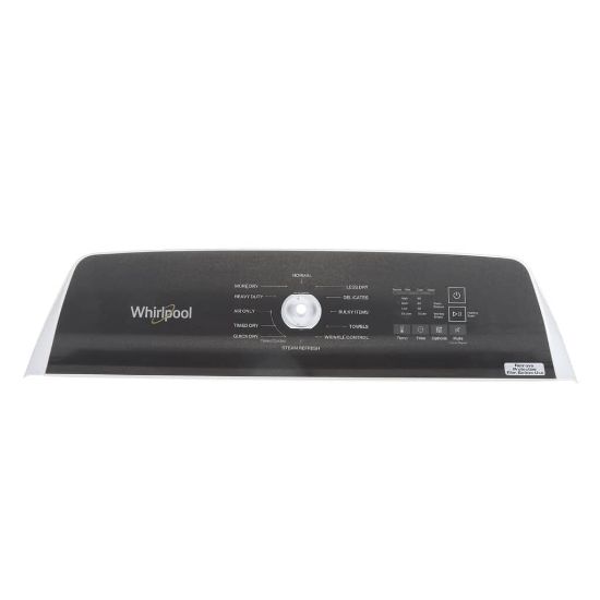 Picture of Whirlpool Console Shell Asm, Dryer, Steam Part# W11595209