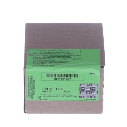 Picture of Whirlpool Board And Cover Assembly, Receiver Part# W11751997