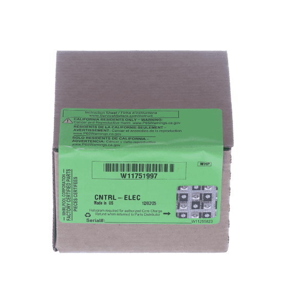 Picture of Whirlpool Board And Cover Assembly, Receiver Part# W11751997