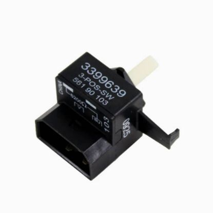 Picture of Whirlpool Switch;rotary; 3-Pos.' Part# WP3399639