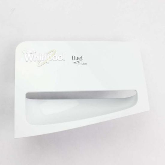 Picture of Whirlpool Washing Machine Dispenser Drawer Handle Part# WPW10446403