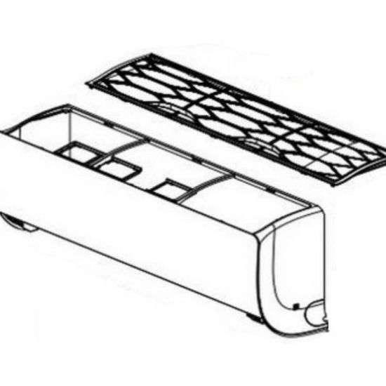 Picture of LG Frontindoor Grille Assembly Part# AEB74365218