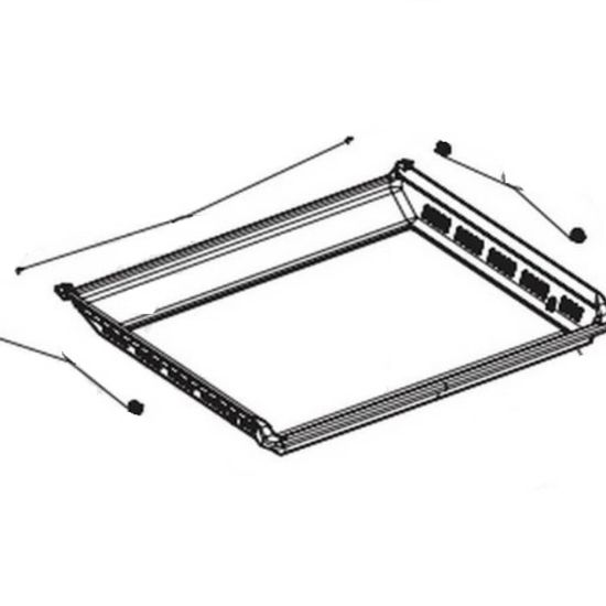 Picture of LG Drawer Tray Assembly Part# AJP73714702
